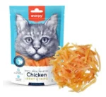 Wanpy Soft Chicken Jerky Strips Cat Treats, 80 g