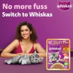 Whiskas Tasty Mix Junior Pouch Seafood Cocktail Carrot Flavor in Gravy for Cats 70g - Image 9