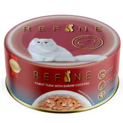 Smart Heart Refine Adult Cat Food Tuna with Shrimp Cocktail, 80g