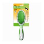 Andis Large Pin Brush White and Lime Green - Large - Image 3