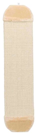 Trixie Scratching Board with Sisal Rug/Plush and Catnip for Cats XL (18x78cm, Natural/Beige) - Image 2