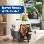 Savic Andes 5 Carrier for Dogs and Cats (Ivory) - Image 2