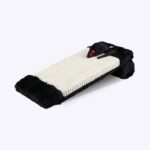 Trixie Scratching Board On A Roll Sisal Rug/Plush for Cats (15x35 cm, Natural/Black)