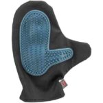 Trixie Grooming Glove For Cats and Dogs, Dark Grey/Blue