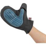 Trixie Grooming Glove For Cats and Dogs, Dark Grey/Blue - Image 2