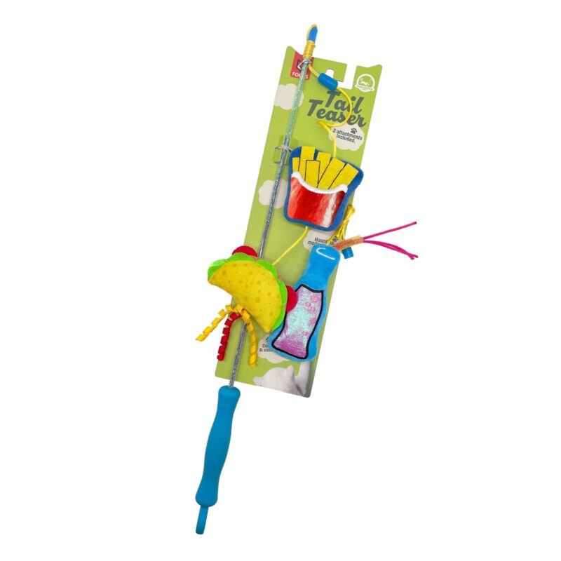 FOFOS Wand Toy Replaceable-Hungry Kittens Toy for Cats