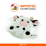 FOFOS Floppy Crinkle Cow Catnip Toy for Cats - Image 5
