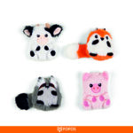 FOFOS Floppy Crinkle Cow Catnip Toy for Cats - Image 6