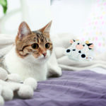 FOFOS Floppy Crinkle Cow Catnip Toy for Cats - Image 2