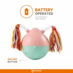 FOFOS Crazy Tumbler Pig Toy for Cats - Image 5