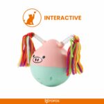 FOFOS Crazy Tumbler Pig Toy for Cats - Image 4
