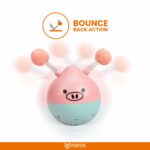 FOFOS Crazy Tumbler Pig Toy for Cats - Image 3