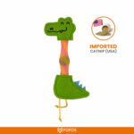 FOFOS Crocodile Flick Tube Catnip Toy for Cats - Image 6