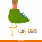 FOFOS Crocodile Flick Tube Catnip Toy for Cats - Image 4