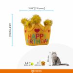 FOFOS Birthday Crown Catnip Toy for Cats - Image 8