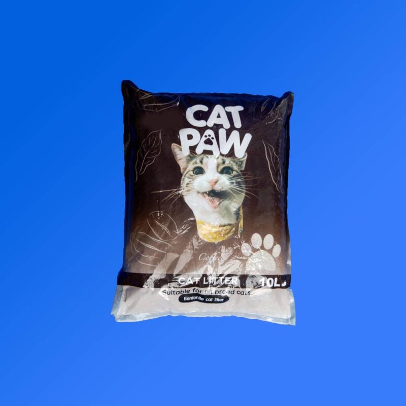 Cat Paw Bentonite Coffee Scented Cat Litter - 10 ltr