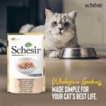 Schesir Tuna in Jelly With Salmon Adult Cat Wet Food Pouch, 85 g - Image 6