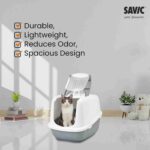 Savic Nestor Jumbo Cat Litter Box - Cold Gray - Image 10