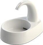 Trixie Curved Stream Drinking Fountain for Dog and Cat - White (25x24.5x35 cm)