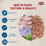 Trixie Premio Trainer Snack Mini Fish Nuggets Cat Treats, 50g - Image 3