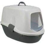 Trixie Berto Top Litter Tray with Separating System, 39 x 42 x 59 cm (Light/Dark Grey) - Image 2