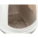 Trixie Berto Top Litter Tray with Separating System, 39 x 42 x 59 cm (Light/Dark Grey) - Image 7