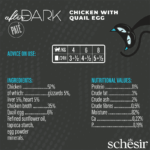 Schesir After Dark Cat Pate Chicken and Quail Egg, 80 g - Image 4
