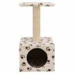 Trixie Junior Zamora Scratching Post with Paw Print Toy for Cats (60 cm, Beige) - Image 5