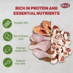 Trixie Premio Fish Chicken Rolls Treats for Cats, 50 g - Image 6