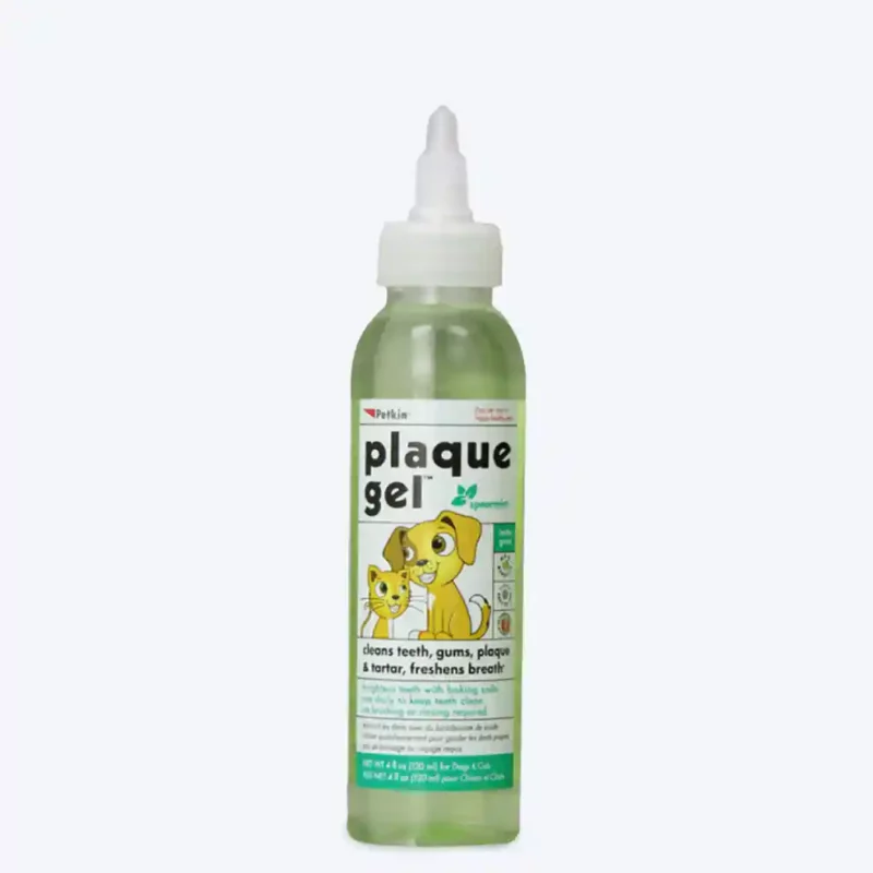 Petkin Plaque Gel Spearmint - 120 Ml