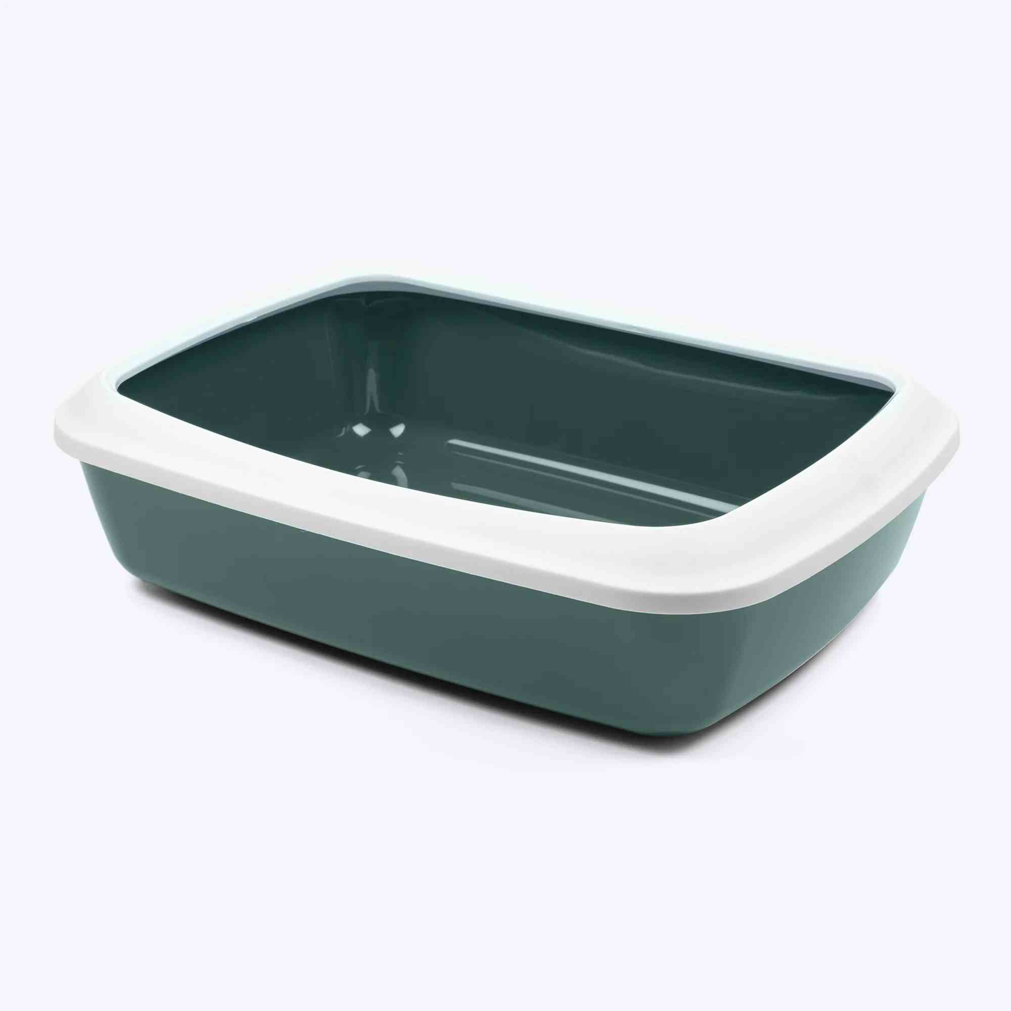 EpNSh4Bo4-Savic-Iriz-Litter-Tray-with-Rim-for-Cats-Nordic-Green-17-x-12-x-5-inch.jpeg Savic Iriz Litter Tray with Rim for Cats (Nordic Green, 17 x 12 x 5 inch)