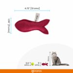 Barkbutler Fofos Felt Fish Cat Toy Box, 1 Pcs - Image 7