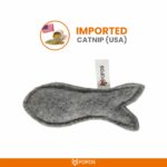Barkbutler Fofos Felt Fish Cat Toy Box, 1 Pcs - Image 5