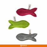 Barkbutler Fofos Felt Fish Cat Toy Box, 1 Pcs - Image 3