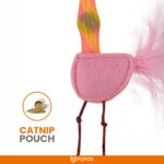 FOFOS Flamingo Flick Tube Catnip Toy for Cats - Image 4
