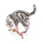 FOFOS Flamingo Flick Tube Catnip Toy for Cats - Image 2