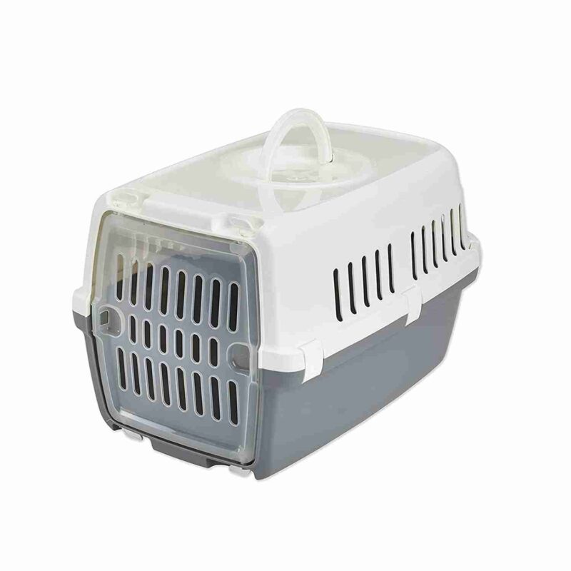 Savic Zephos Grey Carrier for Cats and Small Pets