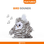 FOFOS Flapping Owl Chirping Interactive Toy for Cats - Image 5