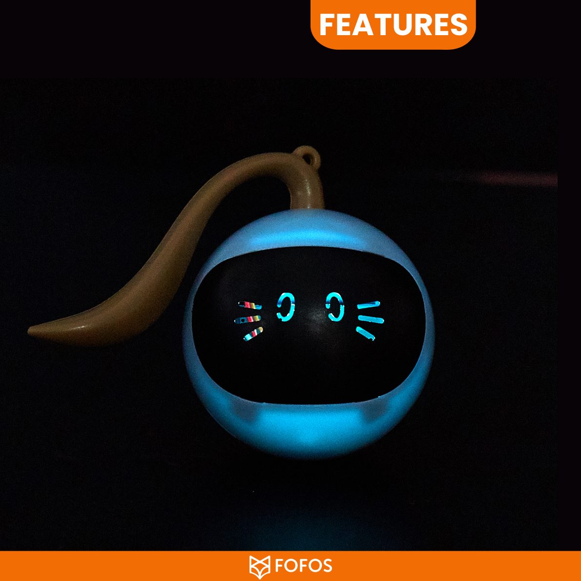 FOFOS-Tumbler-cat-toy-6.jpg FOFOS Magic Ball Tumbler Smart Toy for Cats (White)