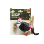 FOFOS Bird with Catnip Balls Interactive Toy for Cats (Black) - Image 2