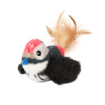 FOFOS Bird with Catnip Balls Interactive Toy for Cats (Black)