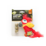 FOFOS Parrot with Catnip Balls Interactive Toy for Cats (Red) - Image 9