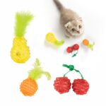 FOFOS Fruity Netting Ball Box Toy for Cats (1 Piece) - Image 6
