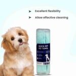 Trimz Quick Dry Absorption Towel for Dogs and Cats (Green) - Image 2