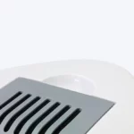 Savic Nestor Corner Cat Litter Box - White/Grey - 23 x 18 x 16 Inch - Image 3