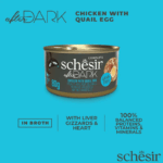 Schesir After Dark Cat Wholefood Chicken and Quail Egg, 80 g - Image 5