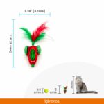 FOFOS Holiday Interactive Car Toy for Cats (Red) - Image 7