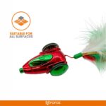 FOFOS Holiday Interactive Car Toy for Cats (Red) - Image 3