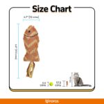 FOFOS Interactive Catnip Chic Toy for Cats Brown (Pack of3) - Image 6