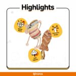 FOFOS Interactive Catnip Chic Toy for Cats Brown (Pack of3) - Image 4